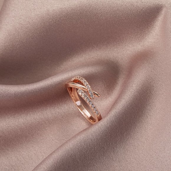Rose Gold Adjustable Ring - Picture 1 of 2